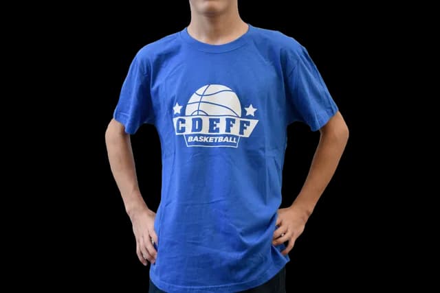 T-shirt Básica Azul